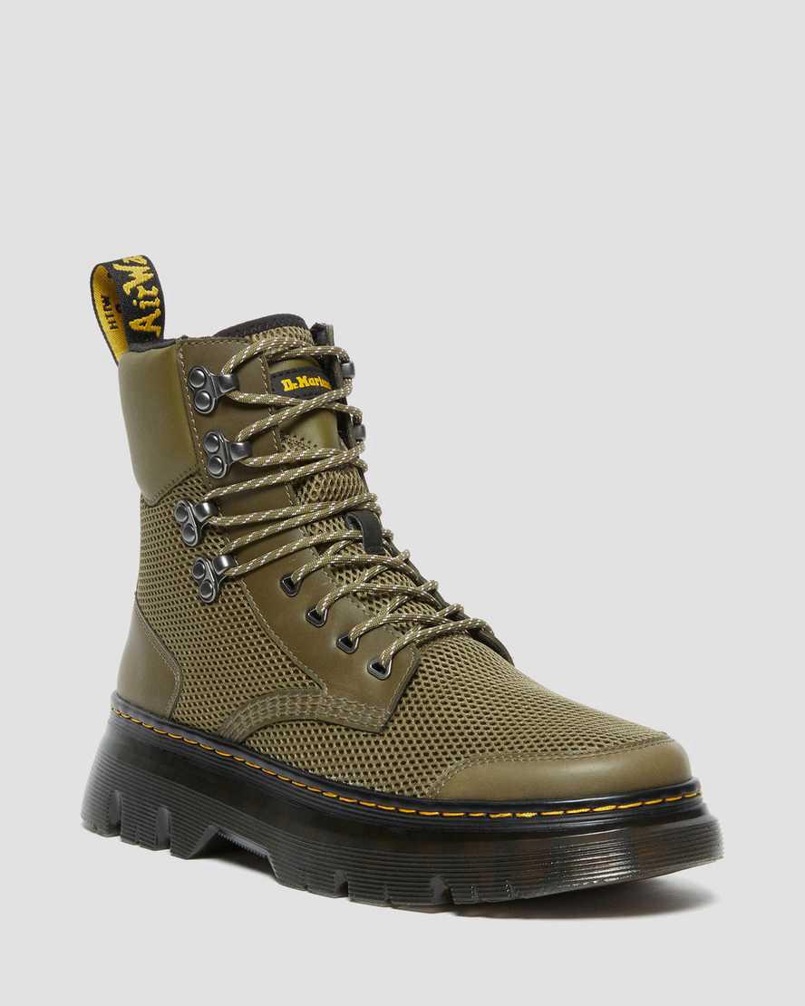 Dr Martens Tarik Toe Guard Utility Stiefeletten Herren Olivgrün Hautfarbe | 356278-HEP