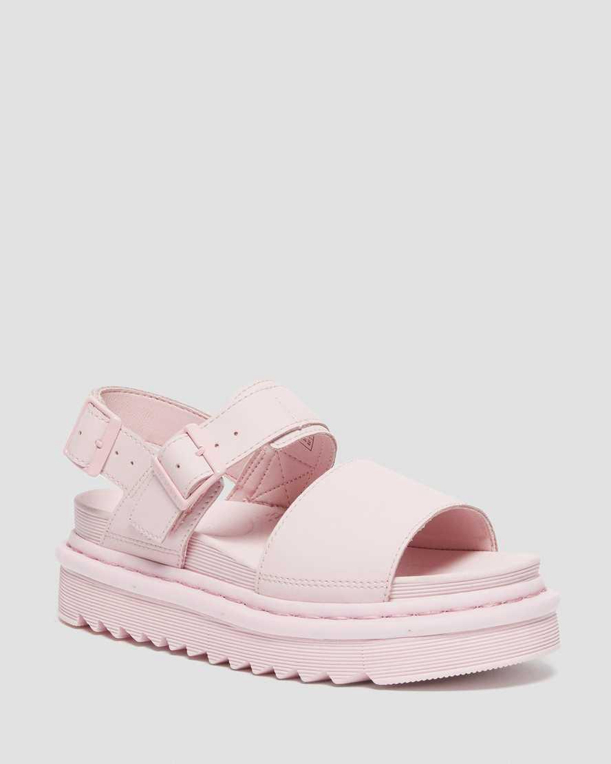 Dr Martens Voss Leather Strap Gladiator-sandalen Damen Rosa | 192843-THP
